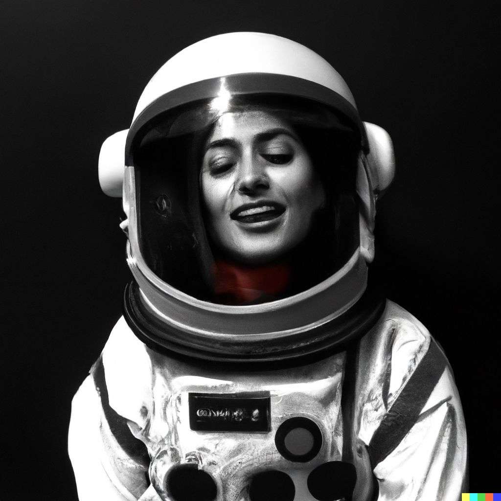 an astronaut, photograph, fine art